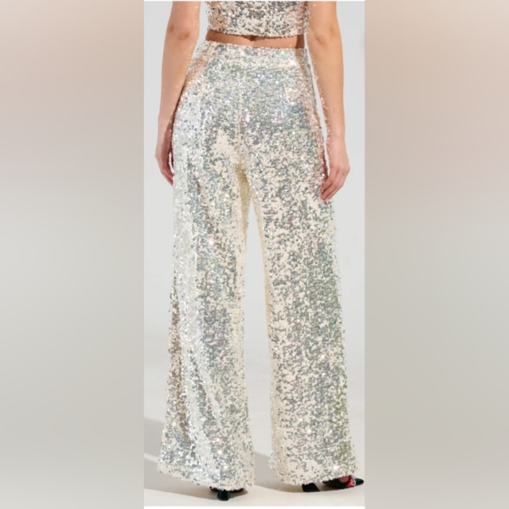 AKIRA Sequin Trousers - Picture 4 of 7